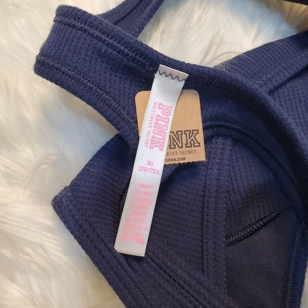 Pink Victoria's Secret Cotton High-Leg Thong Panty - Picture 5 of 6